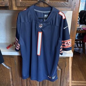 Sold!! NFL Justin Fields #1 Nike On Field Dri-Fit Jersey XXL - Dark Blue